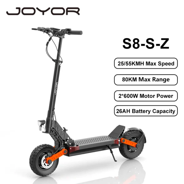 JOYOR S8-S-Z 1200W 48V 26Ah 55Km/h 60-80km 10" elektriline tõukeratas