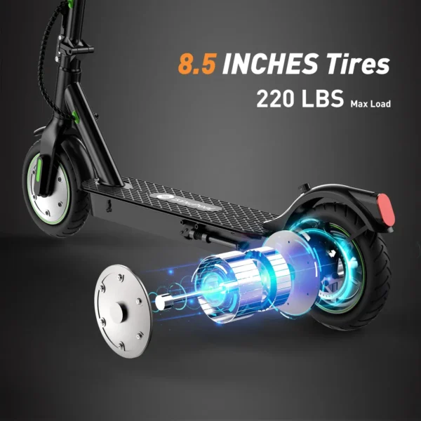 isinwheel S9 Pro 350W 36V 7.5Ah 25km/h 30km 8.5" elektriline tõukeratas - Image 4