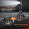 isinwheel e9 pro, E9Pro, 350W, 36V, 7.5Ah, 20km/h, 30km, 8.5" elektriline tõukeratas - Image 5