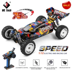 WLtoys 124007 1/12 75KM/H 4WD brushless RC puldiauto