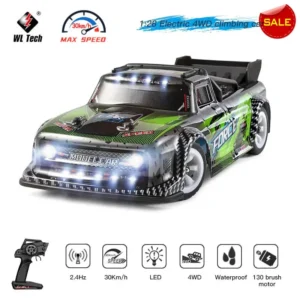 WLtoys 284131 1:28 4WD 2.4G mini RC kiirus-auto LED valgus driftis masin poistele kingitus