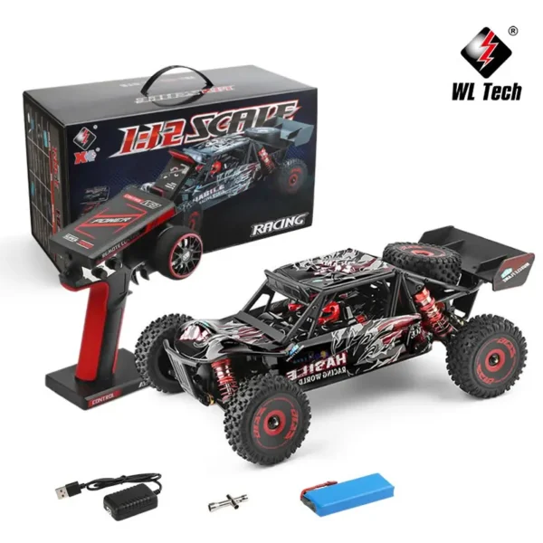 WLtoys 124016 V8 V2 1:12 4WD RC kõrge kiirus, brushless, maastikuauto - Image 6