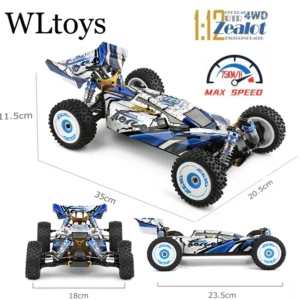 Wltoys 124017-V8 1/12 2.4G 75Km/h 4WD RC puldiauto