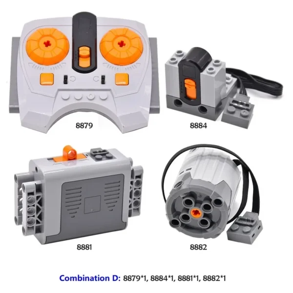 MOC Power Functions mootor IR kaugjuhtimispult akupank ehitusklotsid - Image 4