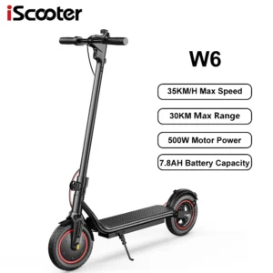 iScooter W6 500W 36V 7.8Ah 35KM/H 30km 10" elektriline tõukeratas
