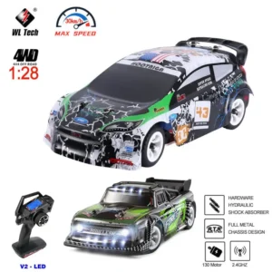 WLtoys K989 Pro 1:28 Mini 4WD RC kiirauto drifti mänguasi lastele