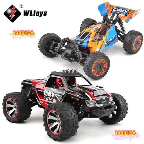 WLtoys 144016 144018 1:14 35Km/h 4WD RC puldiauto 2.4G kaugjuhtimisega mänguasi - Image 3