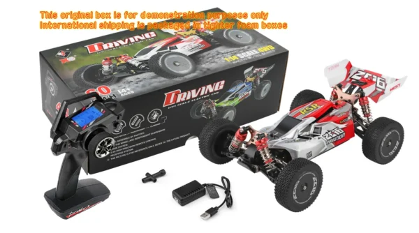 WLtoys 144010-V8 1:14 70KM/H 4WD RC auto  brushless mootori drift mänguasi laste kingitus - Image 6