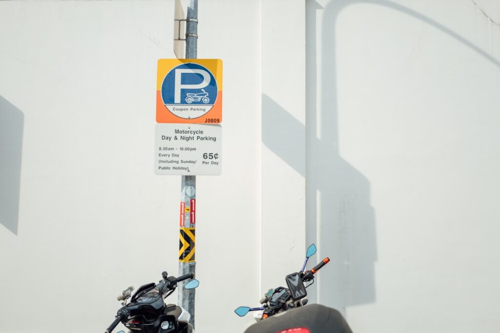 Photo electric scooter battery charging