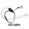 PF LED lights 7 individual diodes