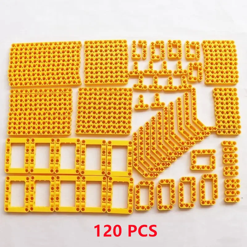 120-piece Technic set with various beams<span> - </span>YELLOW