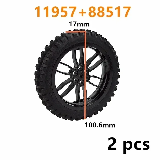 Wheels and tires differ<span> - </span>11957 88517 Black