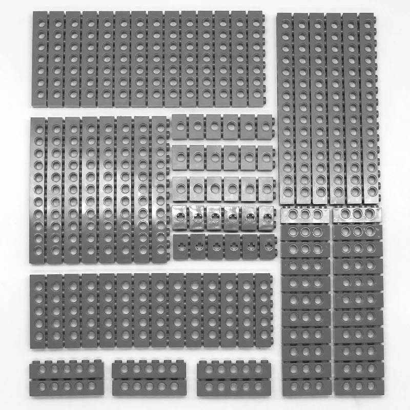 100 pcs Classic set, various beams<span> - </span>dark grey 100pcs