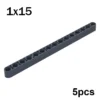 Beams of different lengths, 10 pcs<span> - </span>32278-darkgrey