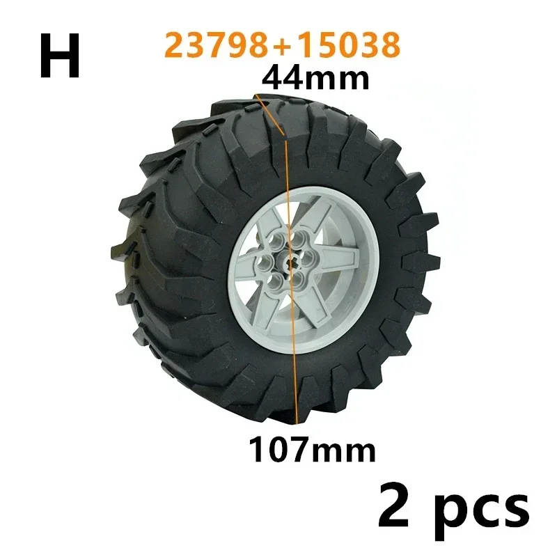 Wheels and tires differ<span> - </span>23798-15038 H