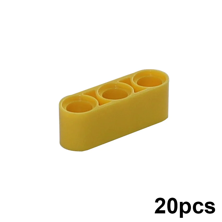 Beams of different lengths, 10 pcs<span> - </span>32523-yellow