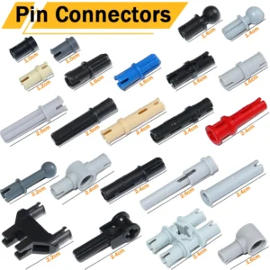 100 pcs. Pins and connectors, various
