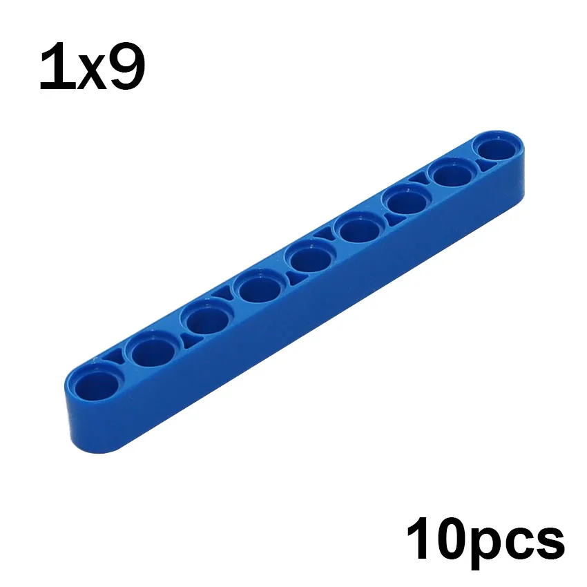 Beams of different lengths, 10 pcs<span> - </span>40490-blue
