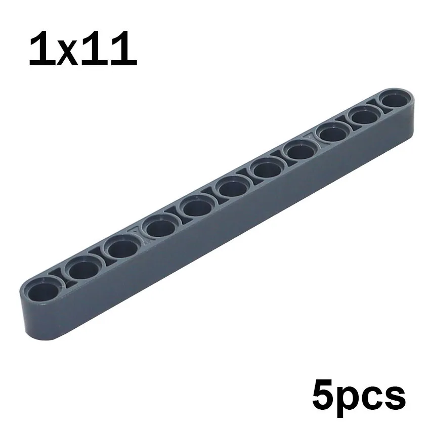 Beams of different lengths, 10 pcs<span> - </span>32525-darkgrey