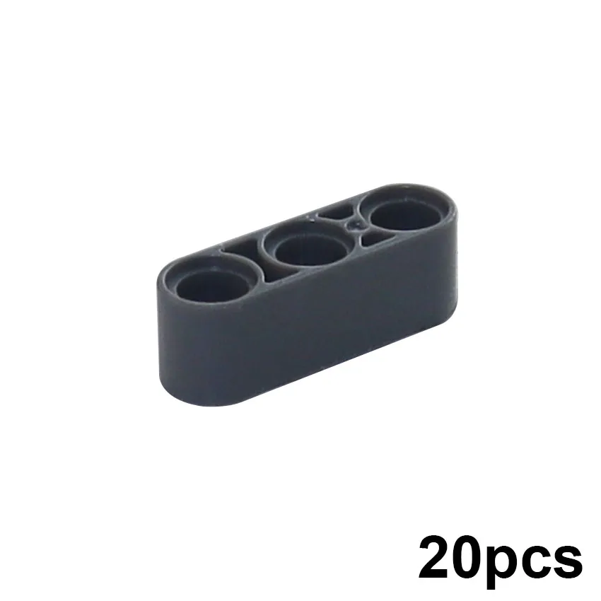 Beams of different lengths, 10 pcs<span> - </span>32523-darkgrey