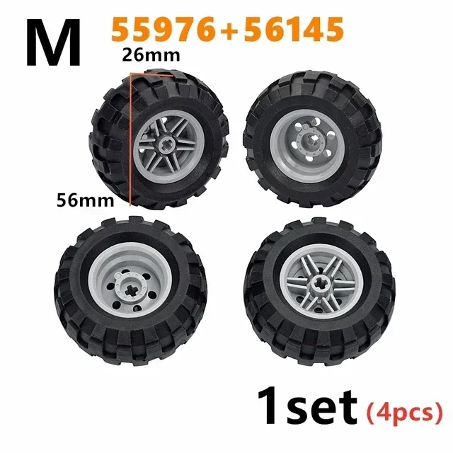 Wheels and tires differ<span> - </span>55976-56145-1 set