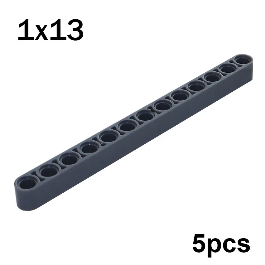 Beams of different lengths, 10 pcs<span> - </span>41239-darkgrey