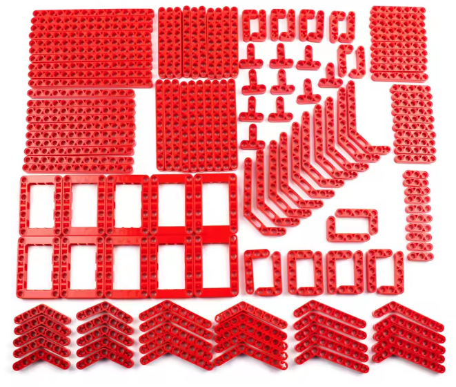 Brickfight building set 1200pcs Mould King<span> - </span>RED